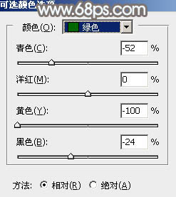 Photoshop将草原上的人物调制出清爽的韩系蓝黄色