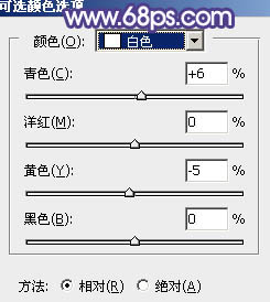 Photoshop将春季花木边的人物调制出清爽鲜艳的秋季色