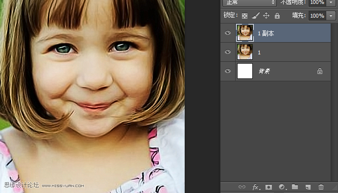 Photoshop简单快速地把模糊的儿童照片变得清新淡雅