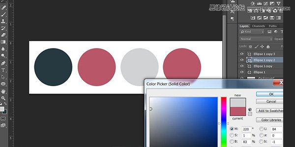 Photoshop巧用照片去色创建色板教程 取色的四个技巧介绍
