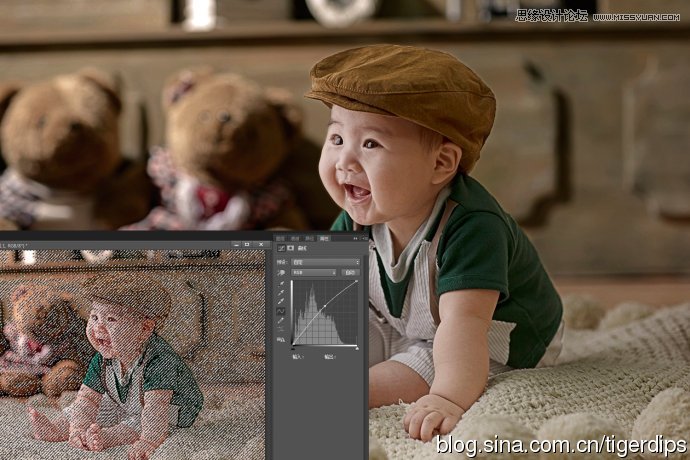 Photoshop利用通道调出细腻富有层次感的儿童照片