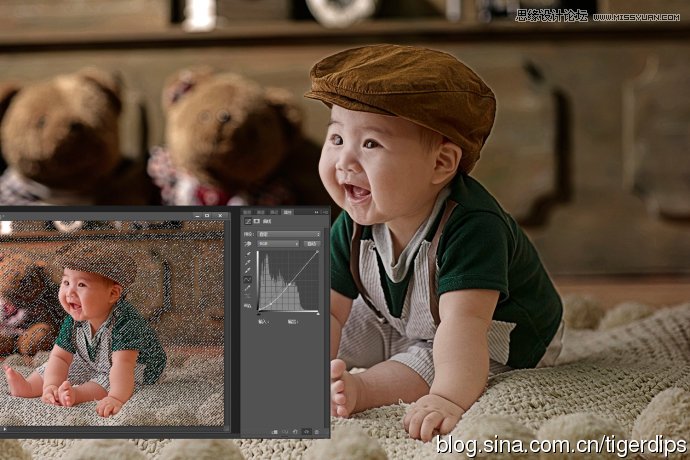 Photoshop利用通道调出细腻富有层次感的儿童照片