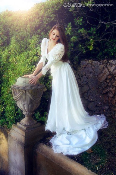 如何使用Photoshop调出新娘照片唯美的柔色效果