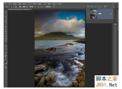 Photoshop应用分离色调将海边图片打造复古风光