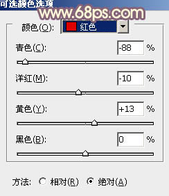 Photoshop将外景人物图片打造出小清新橙红色效果