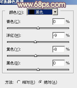 Photoshop将外景人物图片打造出小清新橙红色效果