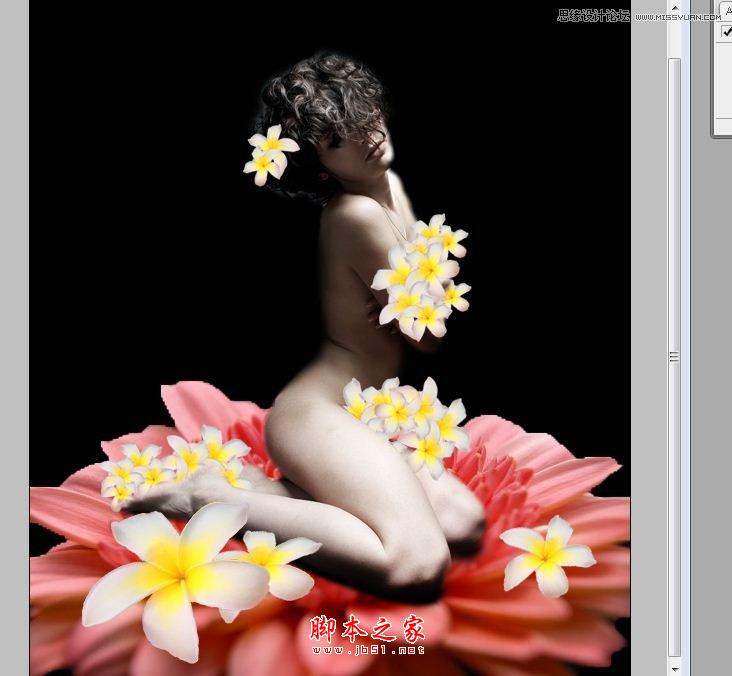 Photoshop将美女图片制作创意风格的童话照片