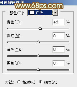 Photoshop将树林情侣图片增加上柔和秋季粉黄色