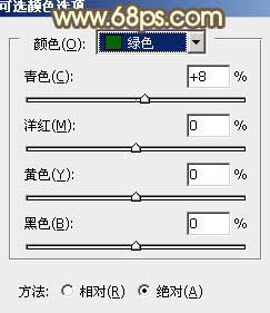 Photoshop为草地美女图片调制出柔和的粉黄色效果