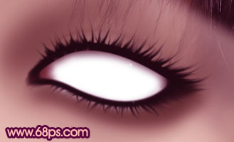Photoshop将普通眼睛打造出极具魅力的紫色水晶彩妆效果