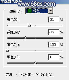 Photoshop将池塘边的人物图片调制成梦幻的蓝黄色效果