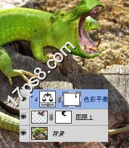 photoshop将蜥蜴与河马合制成一种动物的效果