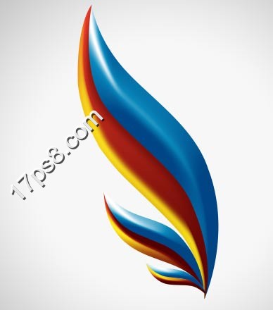 用photoshop将打造出一款彩色的立体羽毛效果Logo