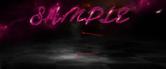 Photoshop设计制作梦幻的紫色星云发光字