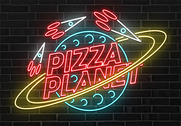 PS与Ai结合制作gif闪动的餐厅霓虹灯招牌字