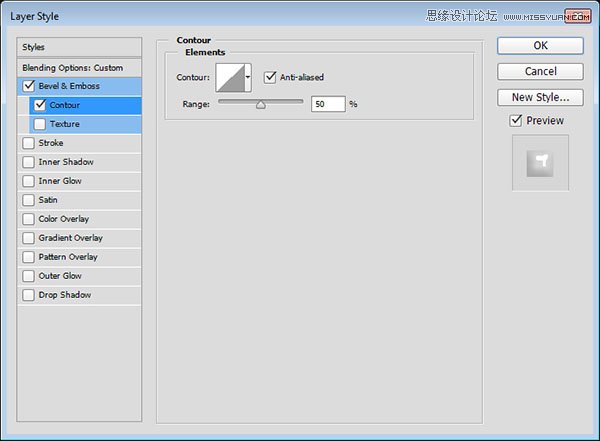 PS制作银色质感的3D立体字教程