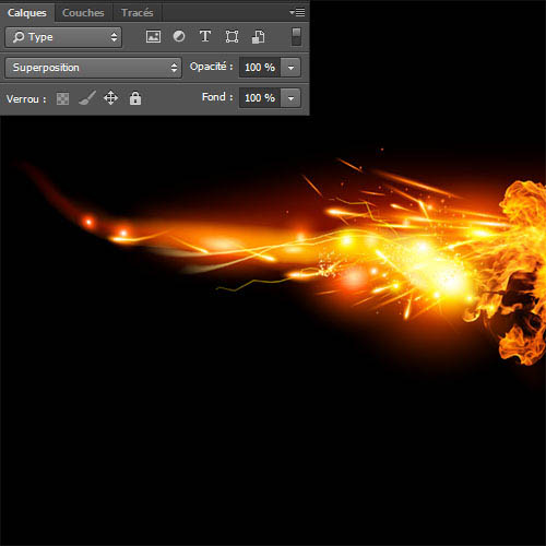 Photoshop利用图层样式及手工复制工具制作极速动感火焰立体字