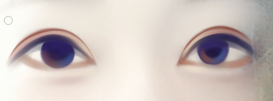 PS+SAI把美女人物眼睛绘制出水润明亮的效果教程
