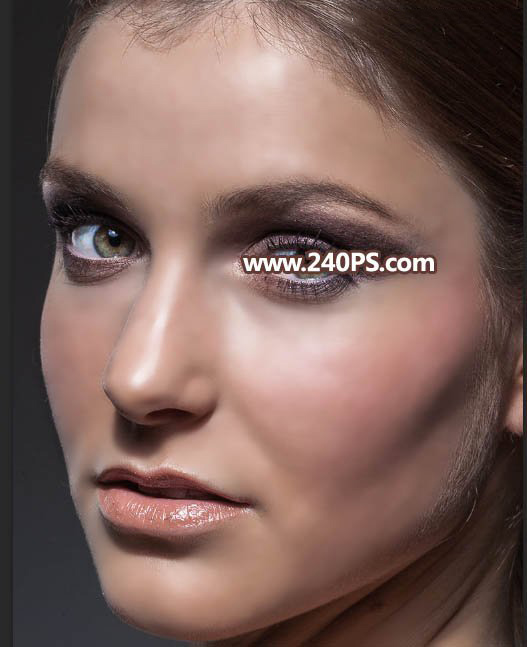 PS保留皮肤质感给女性人物肖像图片后期磨皮教程
