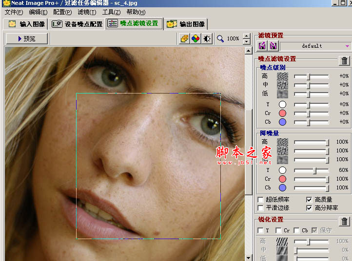 photoshop使用NeatImage实现保细节磨皮教程