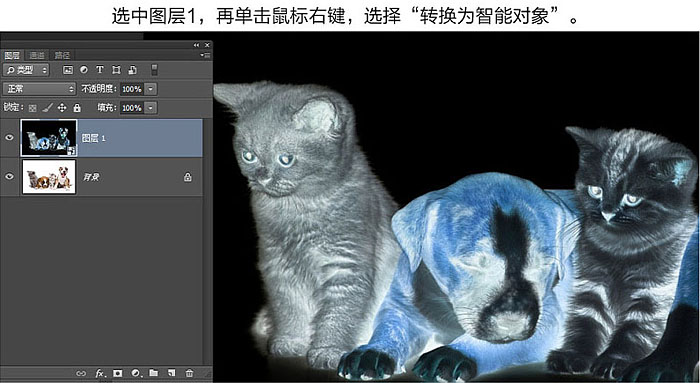 Photoshop快速把动物照片转为专业的素描效果