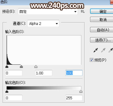 PS利用通道及双曲线保细节去除脸部密集的斑点