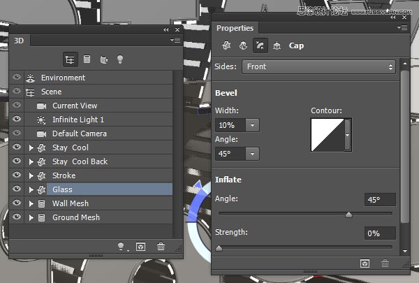 Photoshop设计漂亮创意的3D立体艺术字教程