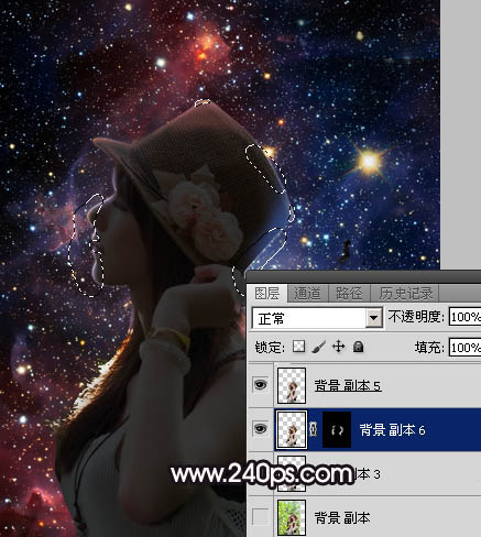 Photoshop打造漂亮的星空人物剪影效果实例教程