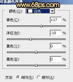 Photoshop将公园中的人物加上暗调秋季暖色