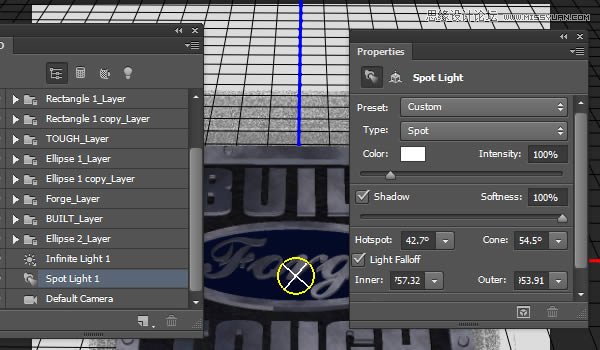 Photoshop制作3D立体金属字教程