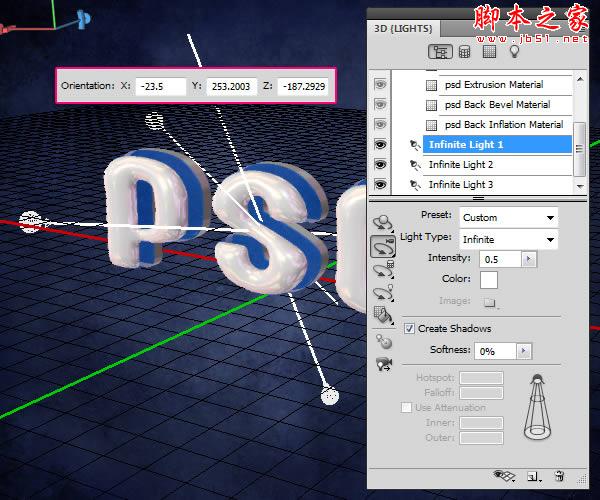 photoshop设计打造出清爽的塑料质感立体文字效果 