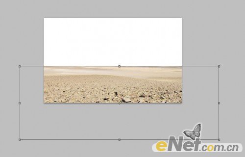 Photoshop设计制作出沙丘中的破碎建筑字