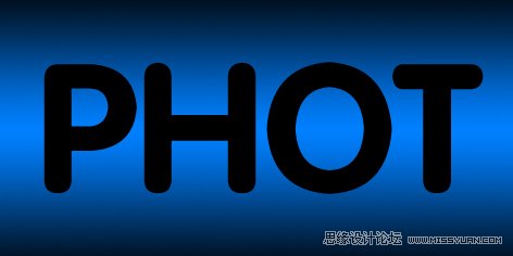 Photoshop打造光面塑胶文字效果