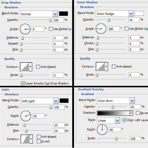 Photoshop制作层叠的立体彩色文字