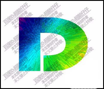 PS文字怎么添加彩虹凸出效果?
