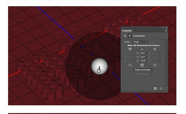 ps制作3d圆柱体效果英文字体