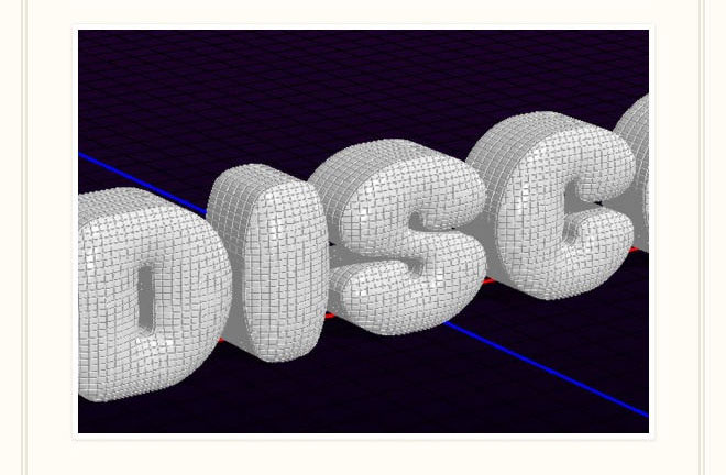 PS创建一个超吸睛的\"Disco\"闪光立体字效果教程