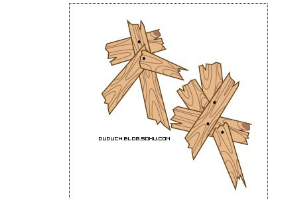 ps简单制作逼真的木纹字体