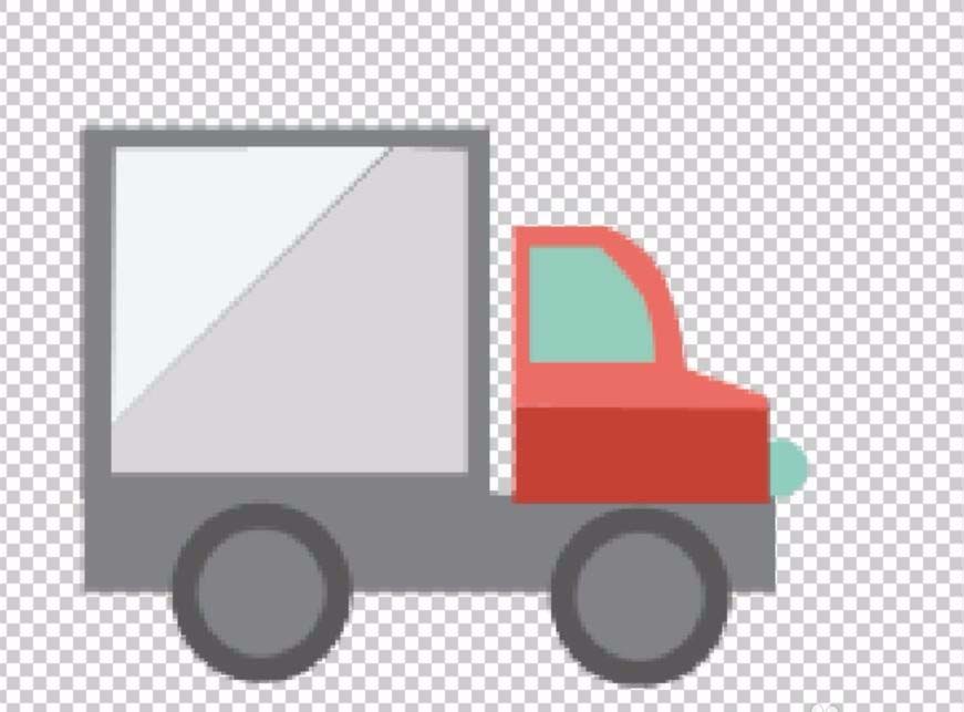 ps怎么手绘货车矢量图? ps画货车的教程