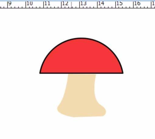 PS怎么绘制一个简单可爱的卡通蘑菇人?