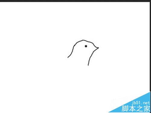 ps怎么绘制一个简单的简笔画和平鸽子? 