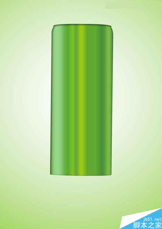 Photoshop绘制立体质感的绿色易拉罐