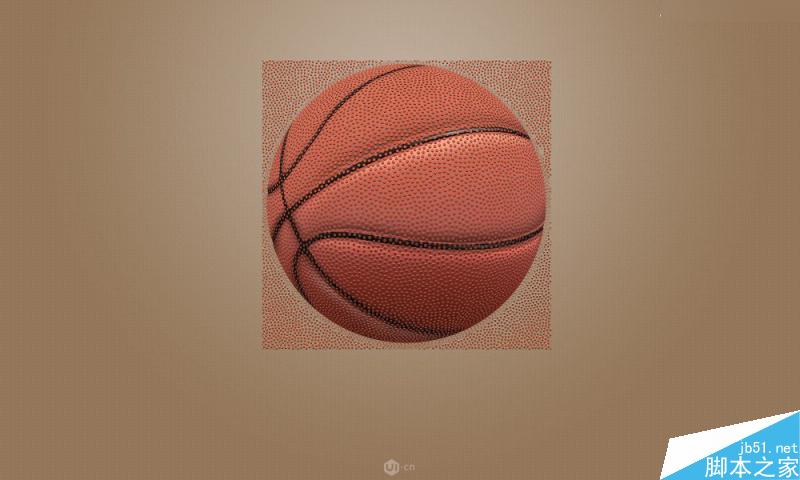 Photoshop绘制超逼真的立体篮球效果图