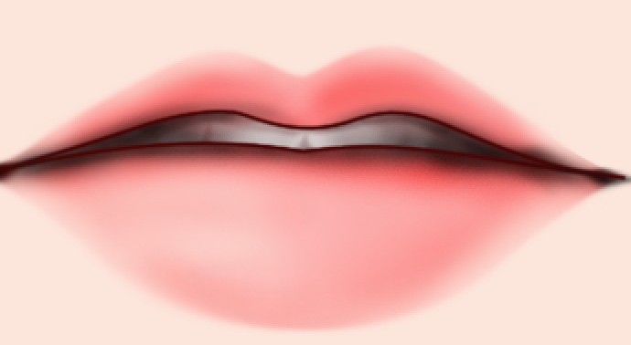 PhotoShop鼠绘一个娇嫩欲滴的性感嘴唇