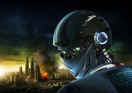 photoshop鼠绘出星球大战中的外太空机器人头像