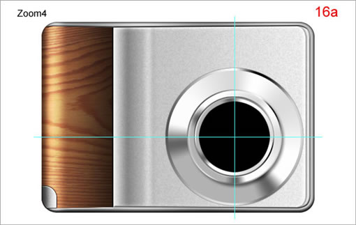 Photoshop CS3 绘制木质逼真的数码相机