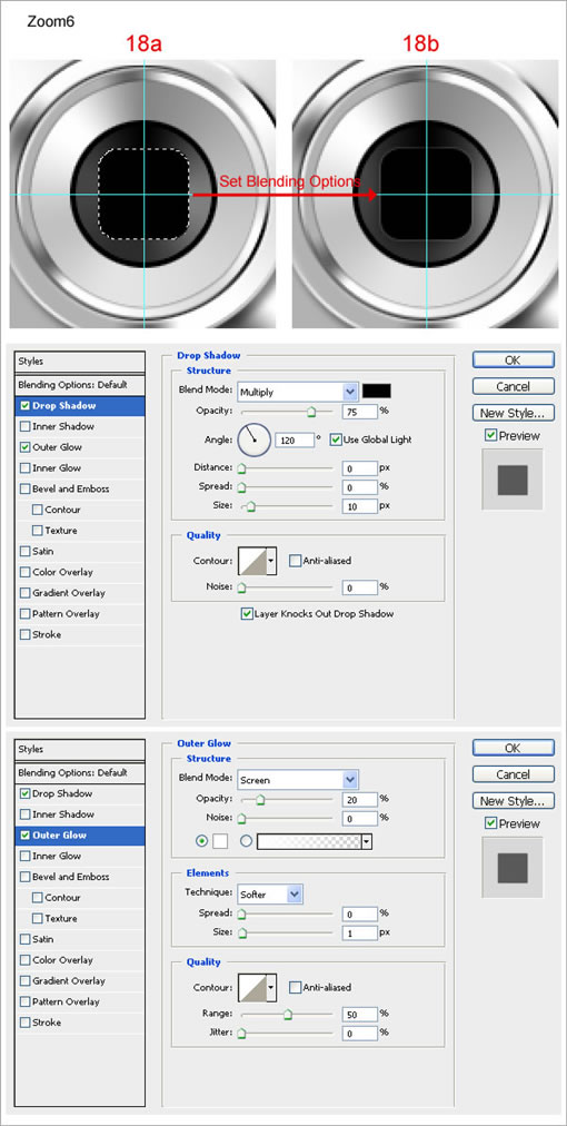 Photoshop CS3 绘制木质逼真的数码相机