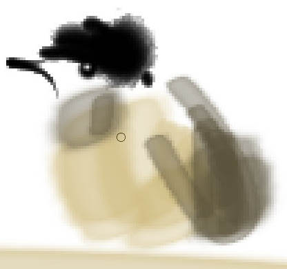 photoshop 鼠绘一张简洁的写意国画