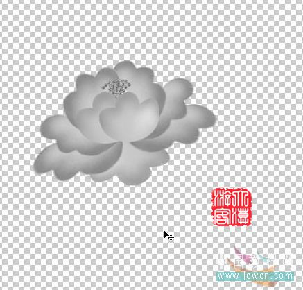 Photoshop鼠绘实例：手绘牡丹花的方法