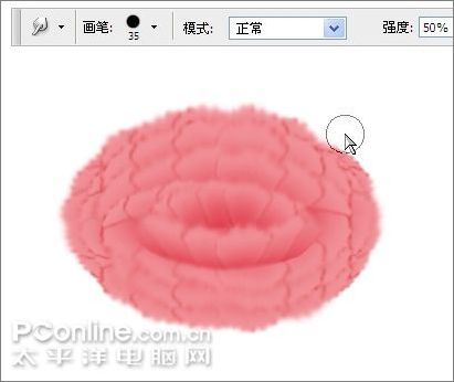用Photoshop鼠绘一支康乃馨